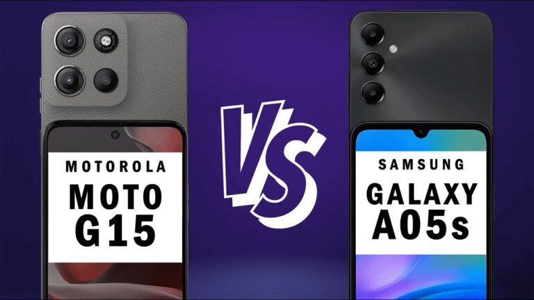 Samsung Galaxy A05s vs Motorola Moto G15