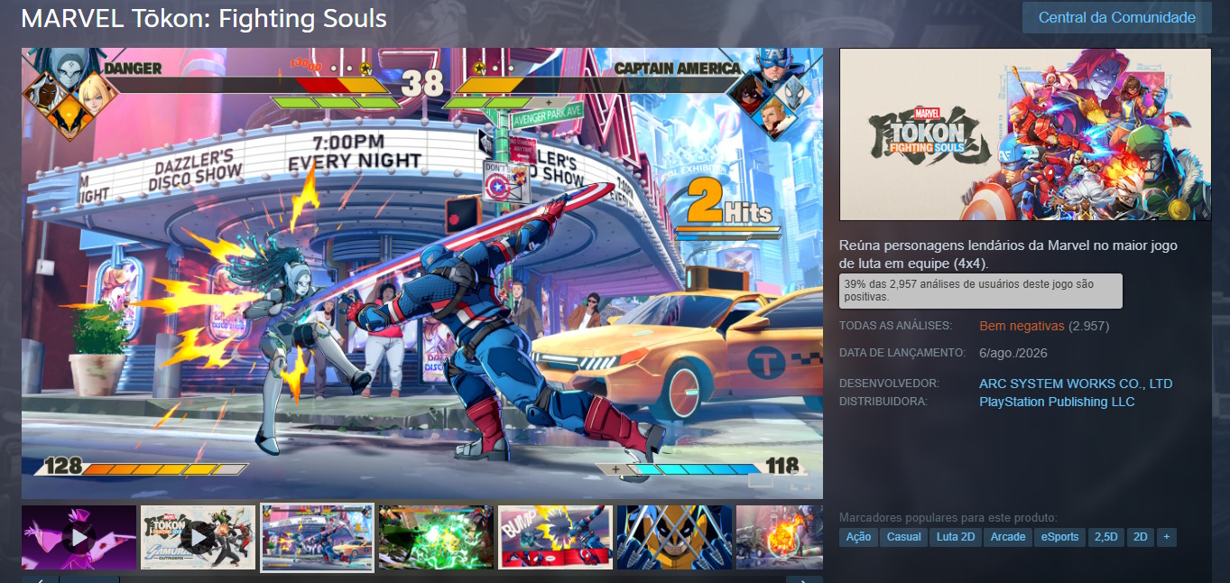 Marvel-Tokon-Fighting-Souls-analises-negativas-na-Steam