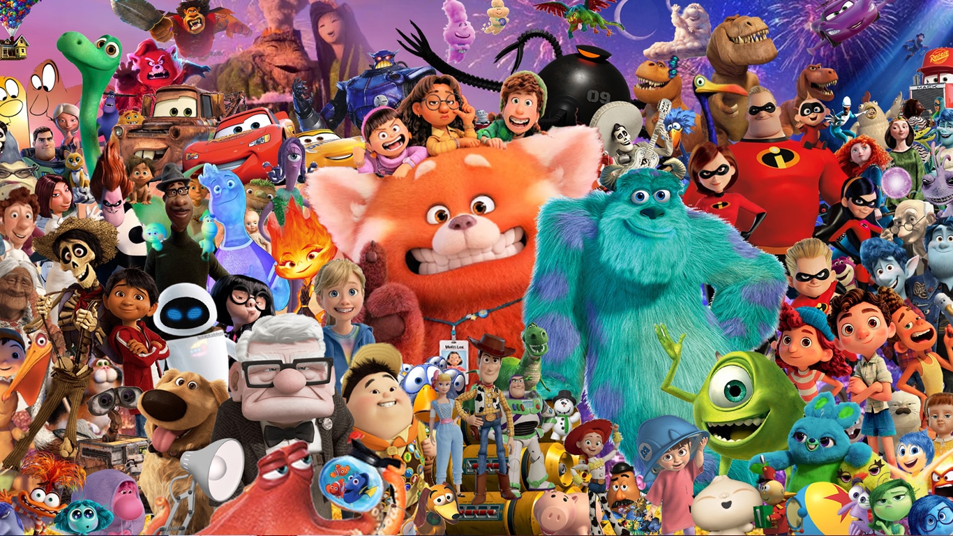 Personagens-da-Pixar